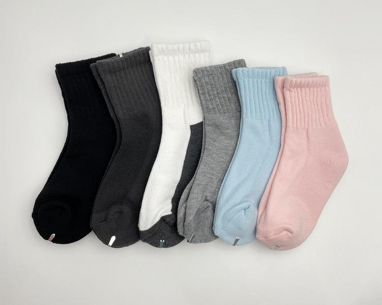 6484 純棉厚底氣墊兒童襪